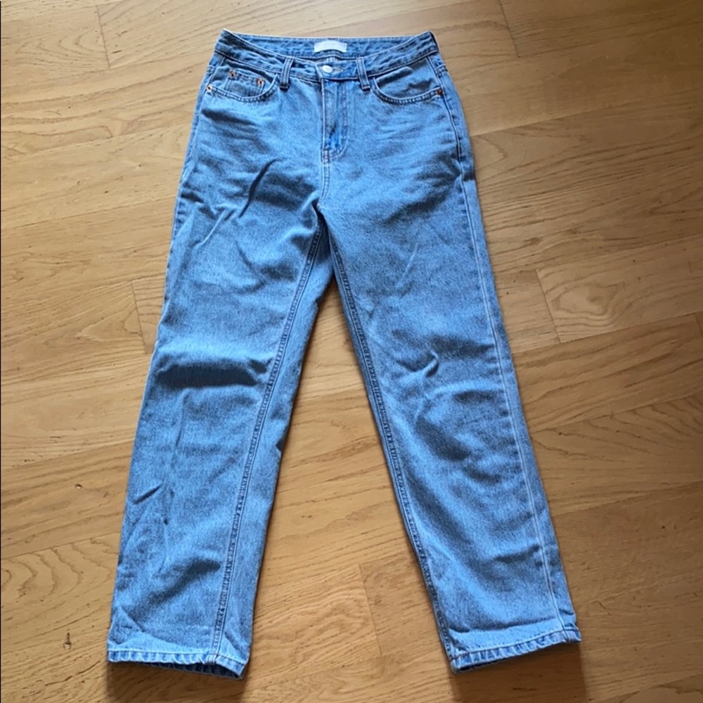 Oak & fort jeans blue straight leg